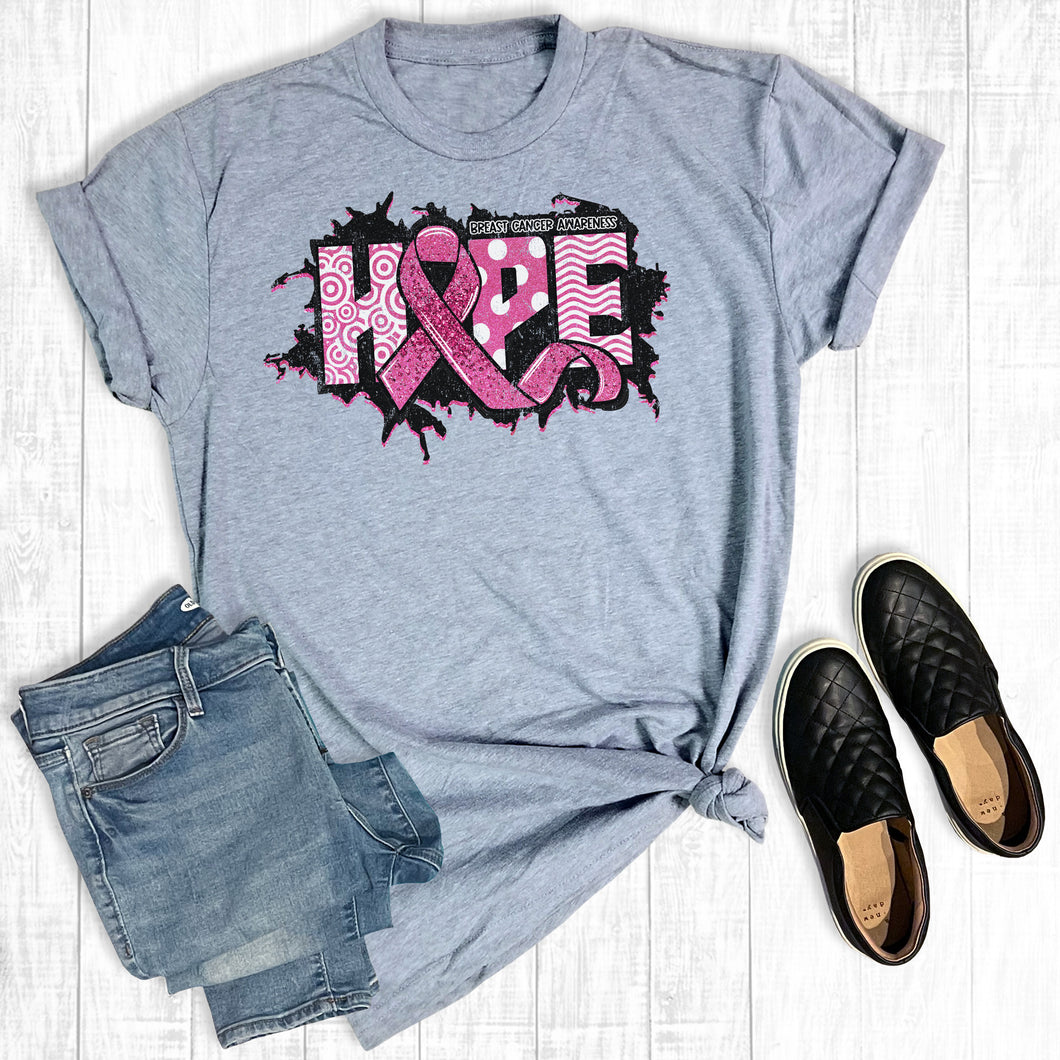 Hope Ribbon Breast Cancer Awareness