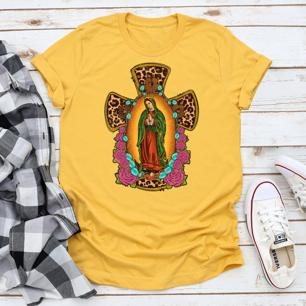 Leopard Our Lady Of Guadalupe Cross