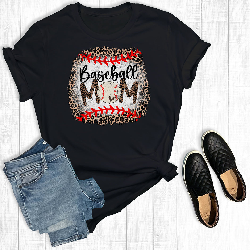 Leopard Baseball Mom