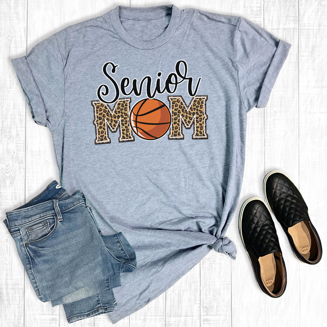 Leopard Senior Mom Basketball