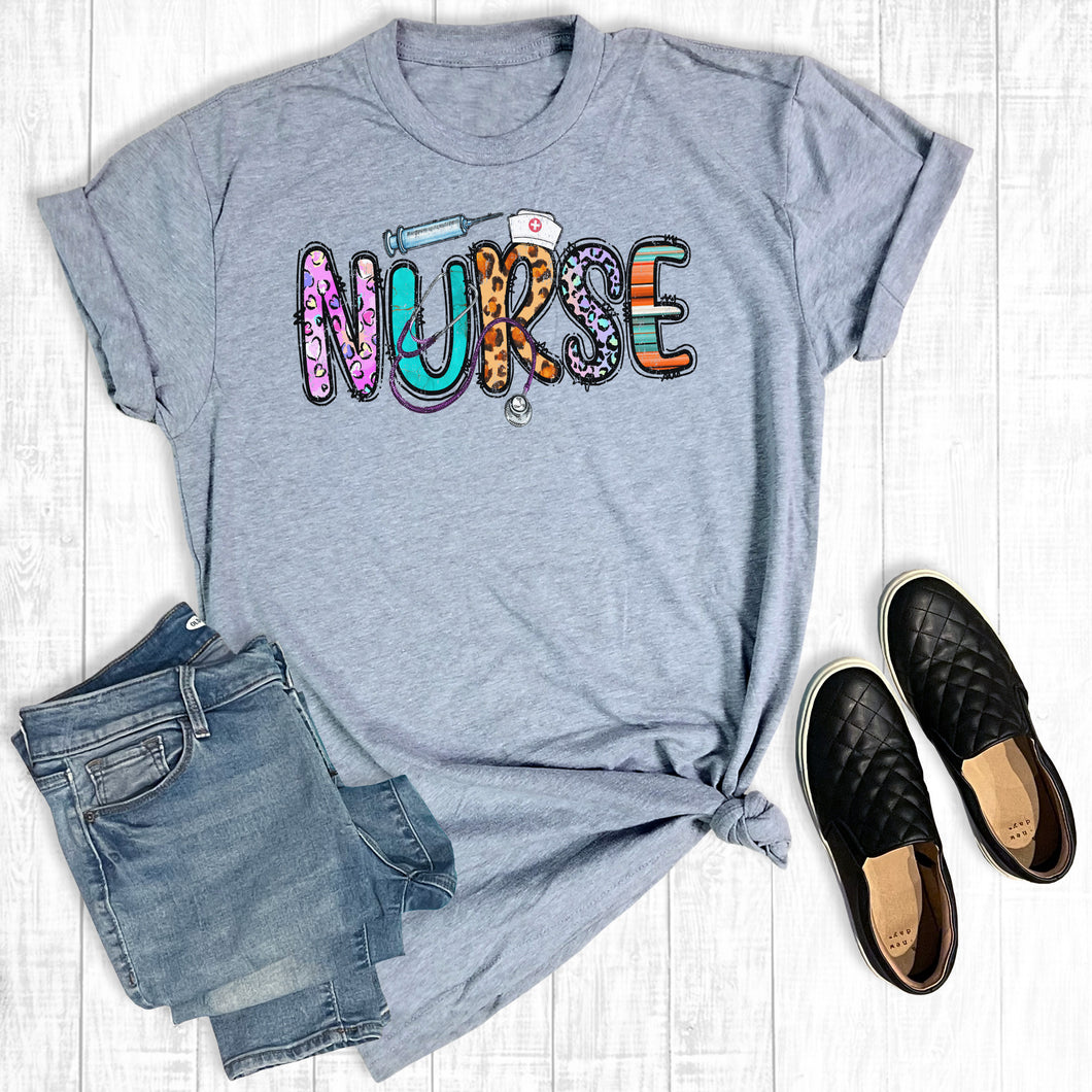 Leopard Serape Nurse