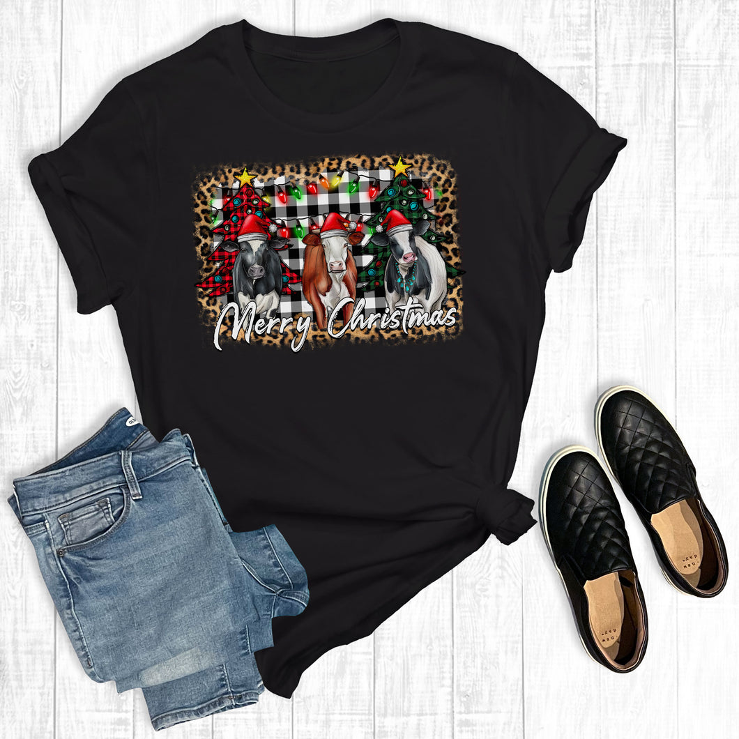 Merry Christmas Cows