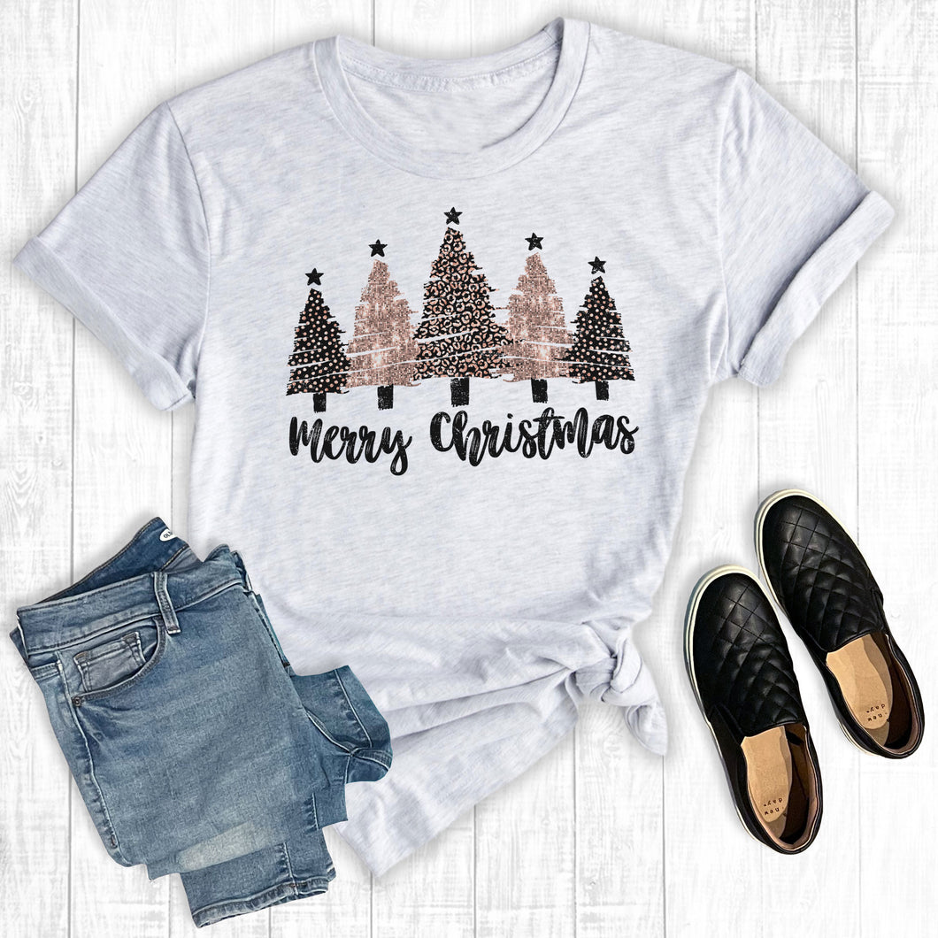 Merry Christmas Leopard Trees
