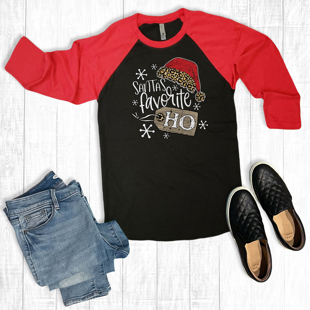 Santa's Favorite Ho Raglan