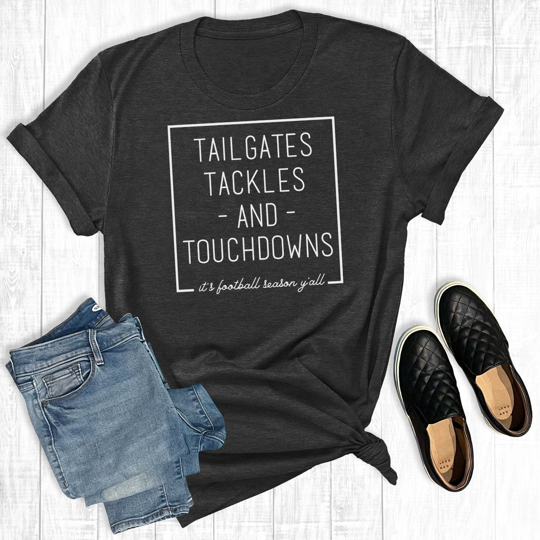 Tailgates And Touchdowns Charcoal