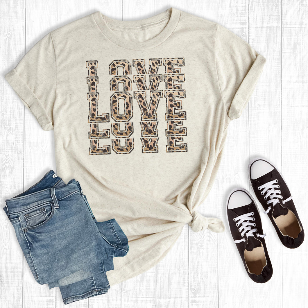 Vintage Leopard Love Stack