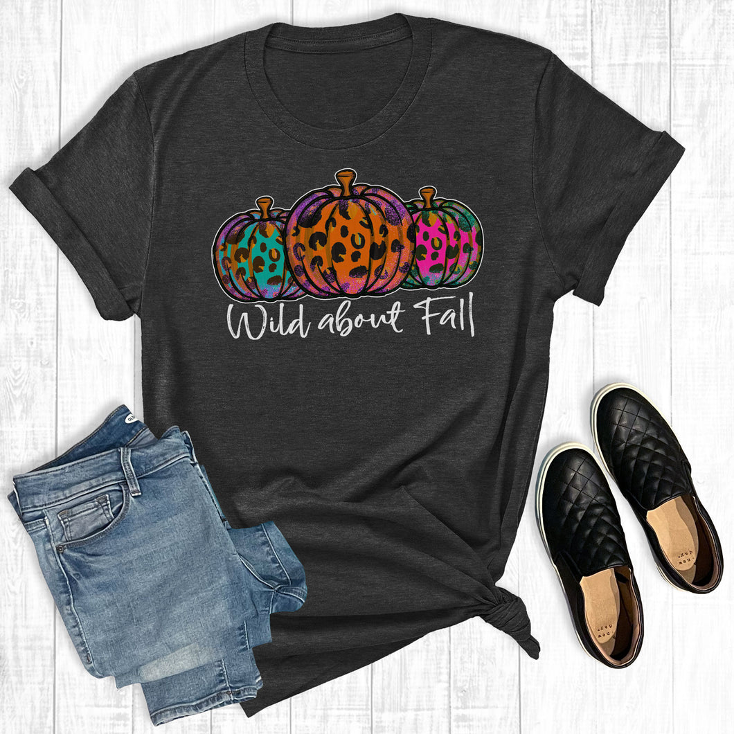 Wild About Fall Leopard Pumpkin Charcoal